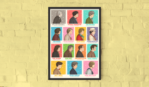 Doctor Who Through the Ages Retro Movie poster available to buy. 